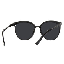Load image into Gallery viewer, Black Cat Eye Sunglasses Women Luxury Eyewear Black Retro Female Sunglass Mirror Round Cateye Glasses For Woman