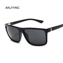Load image into Gallery viewer, Black Sunglasses Men Square Sun Glasses Brand Designer UV400 Protection Shades Oculos De Sol Hombre Glasses Male Driver
