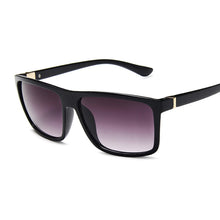 Load image into Gallery viewer, Black Sunglasses Men Square Sun Glasses Brand Designer UV400 Protection Shades Oculos De Sol Hombre Glasses Male Driver