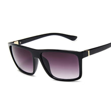 Load image into Gallery viewer, Black Sunglasses Men Square Sun Glasses Brand Designer UV400 Protection Shades Oculos De Sol Hombre Glasses Male Driver