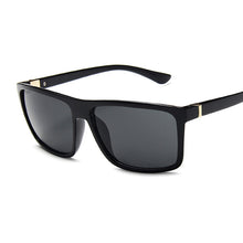 Load image into Gallery viewer, Black Sunglasses Men Square Sun Glasses Brand Designer UV400 Protection Shades Oculos De Sol Hombre Glasses Male Driver