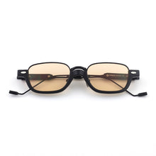 Carica l&#39;immagine nel visualizzatore di Gallery, Black Frame Brown Sunglasses Women&#39;s Summer Small Seaside round Face Large Face Slimming UV Protection High-Grade Hong Kong
