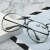 Carica l'immagine nel visualizzatore di Gallery, Occhiali da sole oversize pilota neri da uomo Occhiali da sole estivi a specchio argento Occhiali da sole di marca di lusso in metallo per le donne Oculos sexy