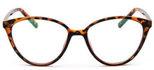 Load image into Gallery viewer, Black  Spectacle frame cat eye Glasses frame clear lens Women brand Eyewear optical frames myopia transparentTemples for glasses