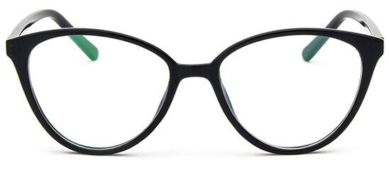 Black  Spectacle frame cat eye Glasses frame clear lens Women brand Eyewear optical frames myopia transparentTemples for glasses