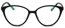 Load image into Gallery viewer, Black  Spectacle frame cat eye Glasses frame clear lens Women brand Eyewear optical frames myopia transparentTemples for glasses