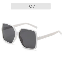 Load image into Gallery viewer, Black Square Oversized Sunglasses Women Big Frame Colorful Sun Glasses Female Mirror Oculos Unisex Gradient Hip Hop Shades