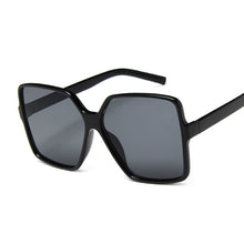 Load image into Gallery viewer, Black Square Oversized Sunglasses Women Big Frame Colorful Sun Glasses Female Mirror Oculos Unisex Gradient Hip Hop Shades
