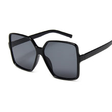 Load image into Gallery viewer, Black Square Oversized Sunglasses Women Big Frame Colorful Sun Glasses Female Mirror Oculos Unisex Gradient Hip Hop Shades