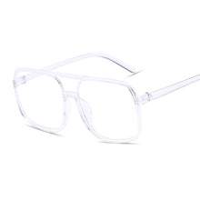 Load image into Gallery viewer, Black Square Oversized Sunglasses Women Big Frame Pink Sun Glasses Female Mirror Oculos Unisex Gradient Hip Hop Shades