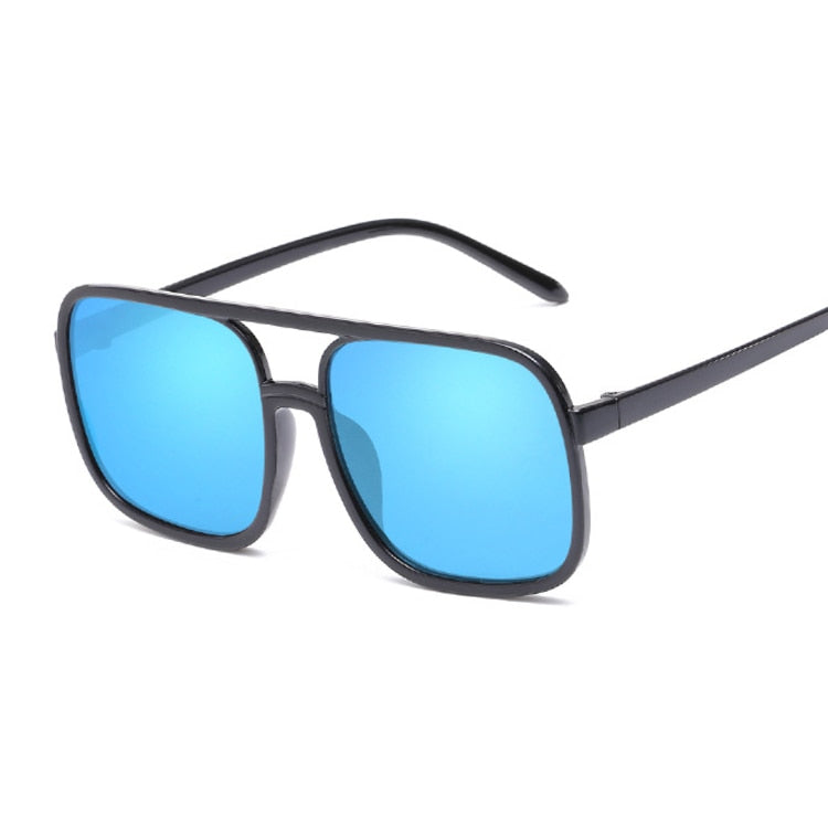 Black Square Oversized Sunglasses Women Big Frame Pink Sun Glasses Female Mirror Oculos Unisex Gradient Hip Hop Shades