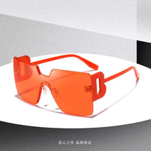 Load image into Gallery viewer, Black Square Sunglasses Women Big Frame Retro Rimless Sun Glasses Female Brand Vintage Lady Lunette De Soleil Femme