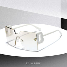 Load image into Gallery viewer, Black Square Sunglasses Women Big Frame Retro Rimless Sun Glasses Female Brand Vintage Lady Lunette De Soleil Femme