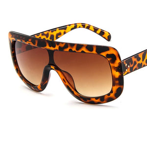 Black oversized  sunglasses women Big frame pilot  gradient sunglasses woman glasses for ladies oculos