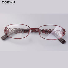Load image into Gallery viewer, Black red Eyewear for Prescription Eyeglasses Women Myopia full rim Glasses Frame Men montures de lunette Silicone stipule