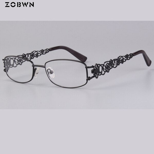 Black red Eyewear for Prescription Eyeglasses Women Myopia full rim Glasses Frame Men montures de lunette Silicone stipule
