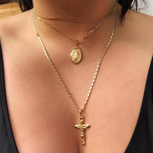 Load image into Gallery viewer, Bohemian Multi layer Pendant Necklaces For Women Fashion Golden Geometric Charm Chains Necklace Jewelry