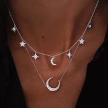 Load image into Gallery viewer, Bohemian Multi layer Pendant Necklaces For Women Fashion Golden Geometric Charm Chains Necklace Jewelry