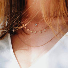 Load image into Gallery viewer, Bohemian Multi layer Pendant Necklaces For Women Fashion Golden Geometric Charm Chains Necklace Jewelry