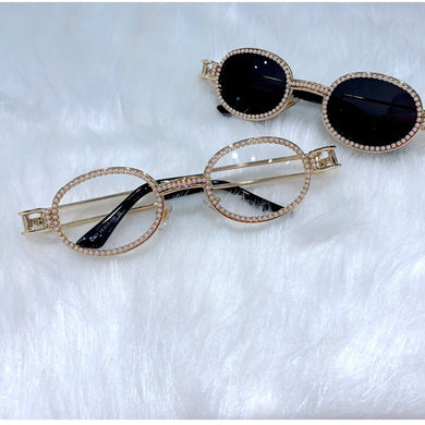 Blu-ray Protection Sunglasses women round vintage sun glasses Pearl  sunglasses Men UV400