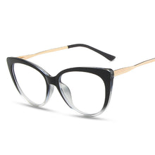 Load image into Gallery viewer, Blue Light Blocking Cat Eye Glasses Women Brand Designer Vintage Eyeglasses Female Clear Transparent Lens Spectacle