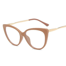 Load image into Gallery viewer, Blue Light Blocking Cat Eye Glasses Women Brand Designer Vintage Eyeglasses Female Clear Transparent Lens Spectacle