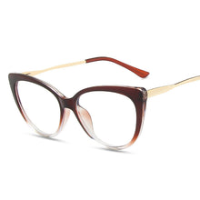 Load image into Gallery viewer, Blue Light Blocking Cat Eye Glasses Women Brand Designer Vintage Eyeglasses Female Clear Transparent Lens Spectacle