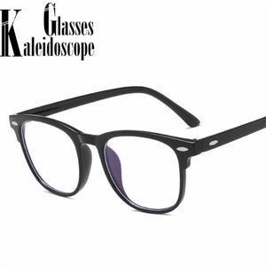 Blue Light Blocking Computer Glasses Frame Women Men Optical  Prescription Spectacle frames Transparent Green Fake Eyeglasses