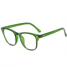 Load image into Gallery viewer, Blue Light Blocking Computer Glasses Frame Women Men Optical  Prescription Spectacle frames Transparent Green Fake Eyeglasses