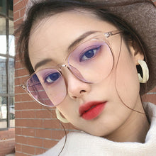 Carica l'immagine nel visualizzatore di Gallery, Blue Light Blocking Glasses 2023 Women Oversized Eyeglasses Anti Blue Light Computer Glasses Men Safety Eyewear Spectacle