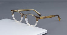 Load image into Gallery viewer, Blue Light Blocking Glasses Cary Grant Patchwork Acetate Eyeglass Frames Mens Brand Designer Prescription Glasses Women Oliver