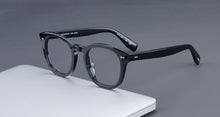 Load image into Gallery viewer, Blue Light Blocking Glasses Cary Grant Patchwork Acetate Eyeglass Frames Mens Brand Designer Prescription Glasses Women Oliver