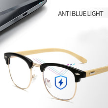 Load image into Gallery viewer, Blue Light Blocking Glasses Computer Reading Pochromic Sunglasses Chameleon Sun Male Women Semi Rimless