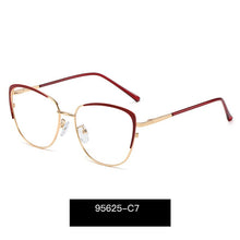 Load image into Gallery viewer, Blue Light Blocking Glasses Frame Optical Prescription Eyewear Full Rim UV400 Anti-Reflective Coating Woman Female Spectacles