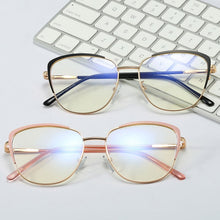 Load image into Gallery viewer, Blue Light Blocking Glasses Frame Optical Prescription Eyewear Full Rim UV400 Anti-Reflective Coating Woman Female Spectacles