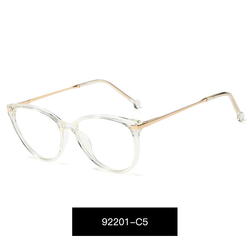 Blue Light Blocking Glasses Frame Prescription Women Stylish Frame Optical Full Rim Plastic UV400 Spectacles Female Eyewear