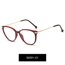 Load image into Gallery viewer, Blue Light Blocking Glasses Frame Prescription Women Stylish Frame Optical Full Rim Plastic UV400 Spectacles Female Eyewear
