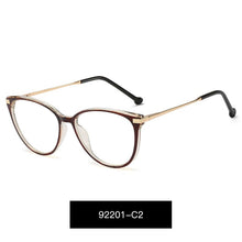 Load image into Gallery viewer, Blue Light Blocking Glasses Frame Prescription Women Stylish Frame Optical Full Rim Plastic UV400 Spectacles Female Eyewear
