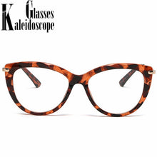 Load image into Gallery viewer, Blue Light Blocking Glasses Frame Women Vintage Cat Eye Spectacles Frames Metal Optical Clear Lenses Myopia Eyeglasses Ladies