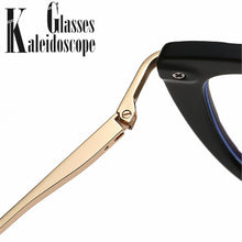Load image into Gallery viewer, Blue Light Blocking Glasses Frame Women Vintage Cat Eye Spectacles Frames Metal Optical Clear Lenses Myopia Eyeglasses Ladies