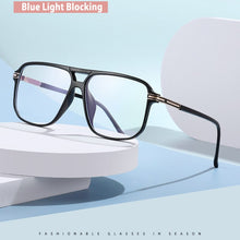 Load image into Gallery viewer, Blue Light Blocking Glasses Frame for Men and Women Optical Glasses Full Rim Aviator Stylish Prescription Spectacles Pilot Frame