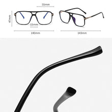 Load image into Gallery viewer, Blue Light Blocking Glasses Frame for Men and Women Optical Glasses Full Rim Aviator Stylish Prescription Spectacles Pilot Frame