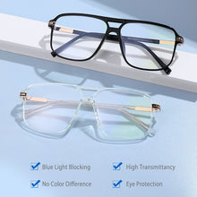 Load image into Gallery viewer, Blue Light Blocking Glasses Frame for Men and Women Optical Glasses Full Rim Aviator Stylish Prescription Spectacles Pilot Frame