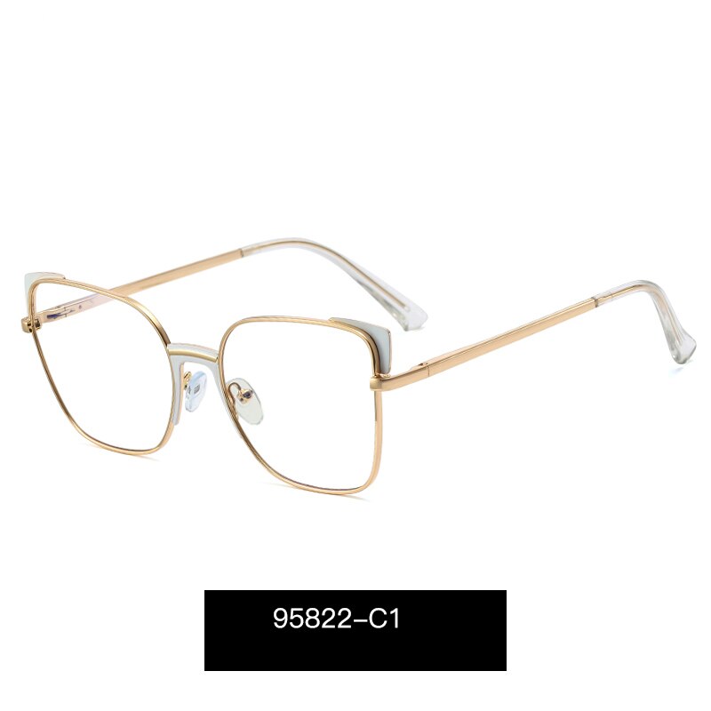 Blue Light Blocking Glasses Frame for Women Eyewear Prescription Eyeglasses Female Optical Spectacles Prescription Frame UV400