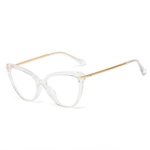 Load image into Gallery viewer, Blue Light Blocking Glasses Women Computer Glass  Transparent Cat Eye Eyeglasses Frame Men Optical Glasse Frame