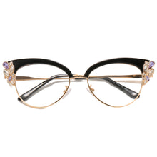 Load image into Gallery viewer, Blue Light Blocking Glasses Women Retro Cat Eye Optical Frames Men Prescription Reading Glasses Clear Lens Spectale Eyeglasses