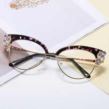Load image into Gallery viewer, Blue Light Blocking Glasses Women Retro Cat Eye Optical Frames Men Prescription Reading Glasses Clear Lens Spectale Eyeglasses