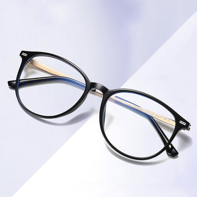 Blue Light Blocking Glasses for Men Women Round TR90 Frame Anti Radiation Glasses Computer Glasses Protect Eyes