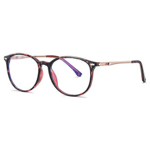 Load image into Gallery viewer, Blue Light Blocking Glasses for Men Women Round TR90 Frame Anti Radiation Glasses Computer Glasses Protect Eyes