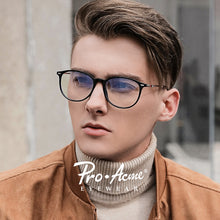 Load image into Gallery viewer, Blue Light Blocking Glasses for Men Women Round TR90 Frame Anti Radiation Glasses Computer Glasses Protect Eyes